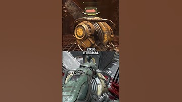 Chainsaw in Doom 2016 vs Doom Eternal #doom #doometernal #doomslayer