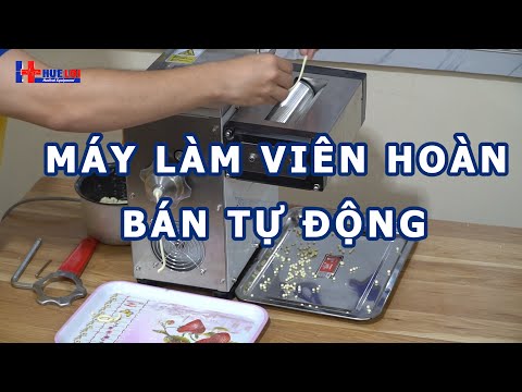 Video Máy Làm Viên Hoàn Bán Tự Động - youtube