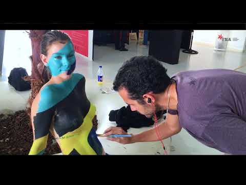 BODYPAINTING INTEGRATION UKA de STEEK - POOL ART FAIR 2017