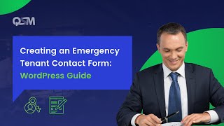 Simple Contact Form For Tenants For in Case Of Emergency | QSM Tutorial