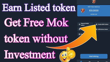 Make money online without Investment || How to get Mok token Already listed || Smart Concept