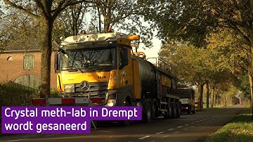 Crystal meth-lab in Drempt wordt gesaneerd