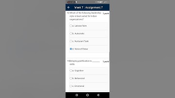 NPTEL Emotional Intelligence assignment week 7 answers | Emotional Intelligence week 7 assignment