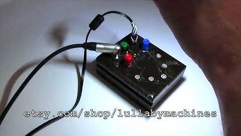 5 Oscillator Light Controlled Synthesizer by Lullaby Machines