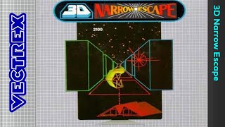3D Narrow Escape - Vectrex Longplay