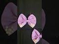Handmade Bows cilp💜 #new #art #diy #handmade #handmadebows #pearls #hairclips #purple #cottonfabric