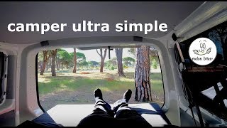 Furgoneta Camper Ultra barato ultra sencillo Ultralight Furgo Camper Van (Subtitles)