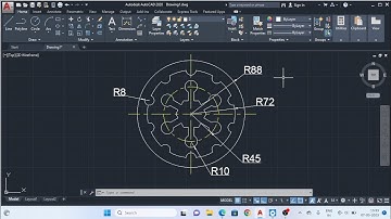 Autocad tutorial in hindi,autocad 2d sketch, practice #autocad_hindi_tutorial #autocad2020|Ex-26|