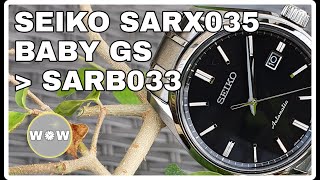 Seiko Sarx035 review | Baby Grand Seiko | Seiko Sarx035 better than Sarb033