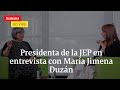 Patricia Linares, presidenta de la JEP en entrevista con María Jimena Duzán | Semana en Vivo