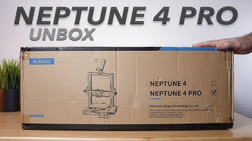 Elegoo Neptune 4 Pro - Klipper 3D Printer - Unbox