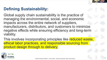 Globinar Creating Supply Chain Resilience & Sustainability: Navigating Tariffs & Disruption