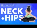 30 min Yoga Stretch to UNWIND Tight Neck & Hips | Sarah Beth Yoga