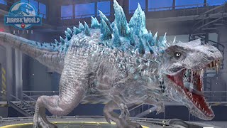 GODZILLA DE HIELO! MORTEM REX EMPERADOR y la lucha contra el Giganotosaurus Jurassic World Alive