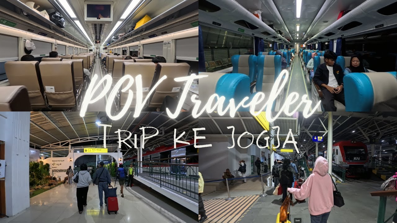JAKARTA ke JOGJA naik kereta ekonomi premium lebih WORTH IT⁉️ - (No ...