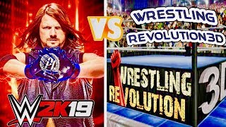 WWE 2K19 Finishers VS WRESTLING REVOLUTION 3D Finishers || WHO IS THE BEST Finishers WWE 2K19 Finishers VS WRESTLING REVOLUTION 3D Finishers || WHO IS THE BEST Finishers