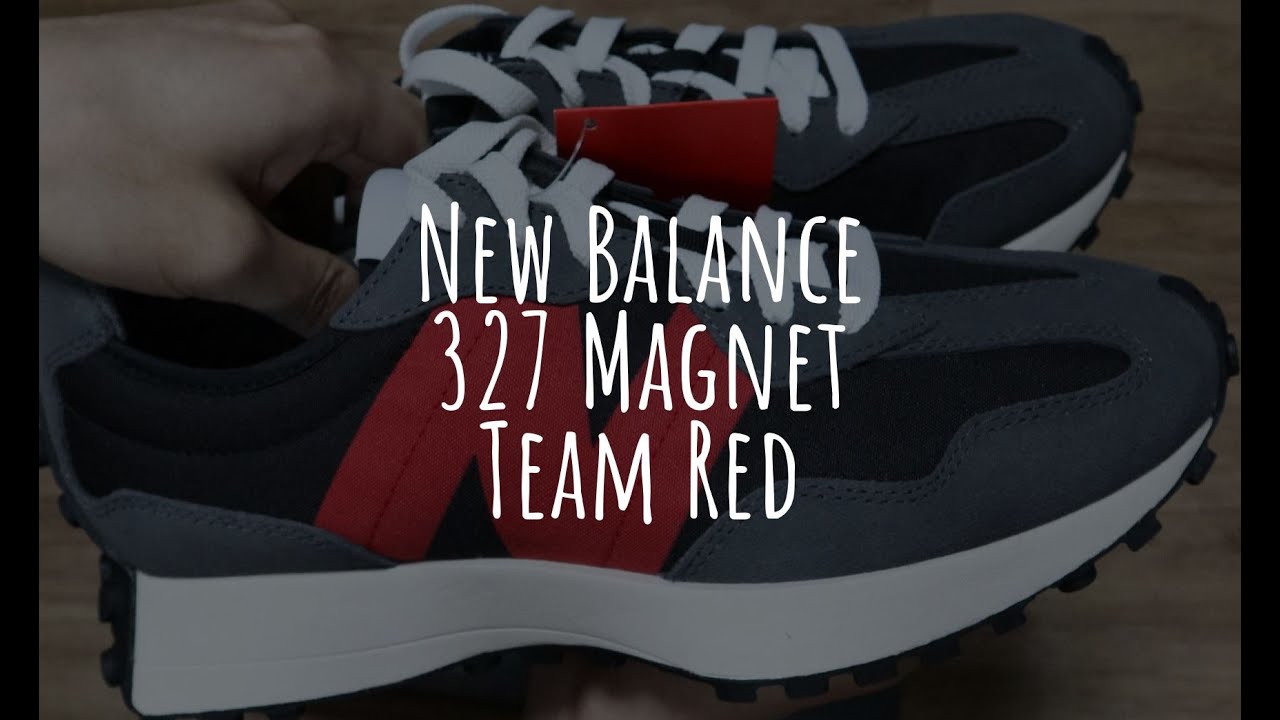 New Balance 327 Magnet (Team Red) - YouTube