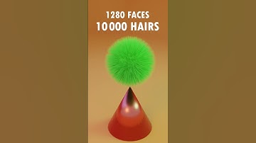 Satisfying 3D Hair Softbody Simulation 😄🔥🔥  #animation #3danimation #blender3d #3d #simulation