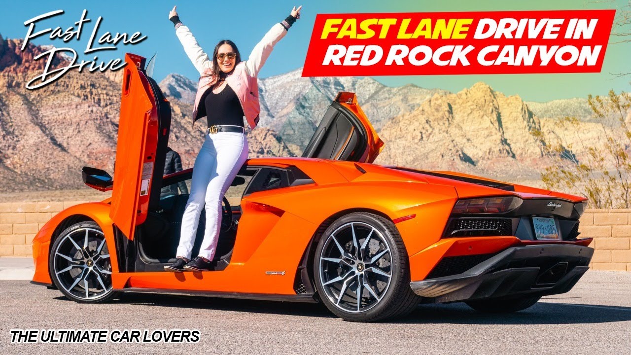 "The Ultimate Car Lovers' Journey: Fast Lane Drive in Red Rock Canyon"