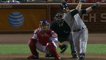 MIL@STL: Lucroy hits pinch-hit single in return