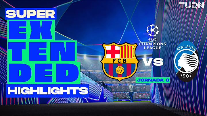 SUPER EXTENDED HIGHLIGHTS | Barcelona vs Atalanta | UEFA Champions League 24/25 J8 | TUDN