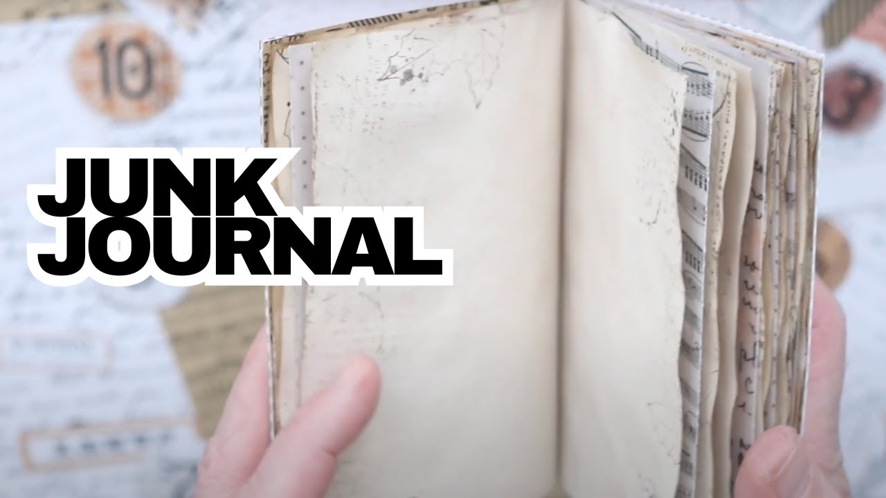 Junk Journal｜Décembre , Textures et Papiers｜Junk Journal de Décembre