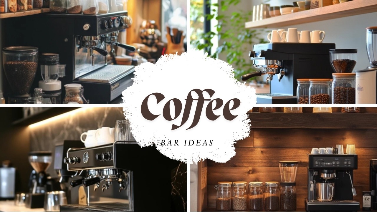 Modern Coffee Station Ideas at Home for Small Spaces