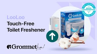 Keep Your Bathroom Fresh with LooLoo Touch-Free Toilet Freshener | Grommet Live