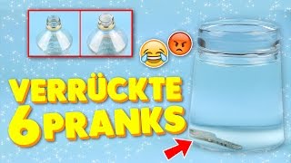 6 EINFACHE Pranks zum NACHMACHEN!