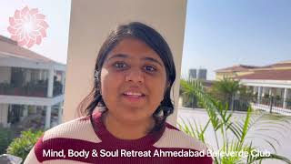 Our Generation Needs This Most Dr. Nikita Nahar At Mindbody&Soul Retreat Beleverde Club Ahmedabad