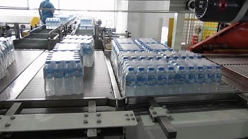 mineral water palletizing machine