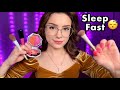 ASMR Doing Your Makeup FAST AGGRESIVE Ur Late For The Party ASMR For SLEEP Layered Sounds 