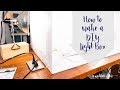 How to Make a DIY Light Box | A Wishful Plan