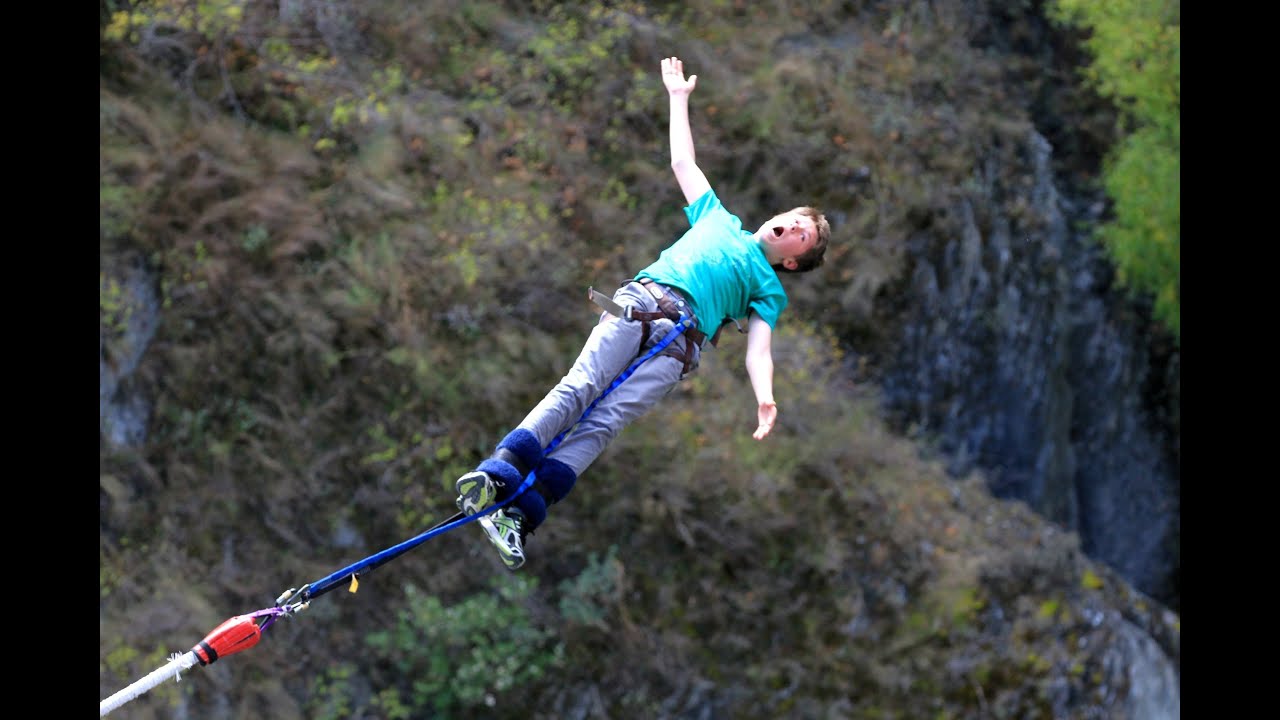 My New Zealand Bungee jump (homemade video) YouTube