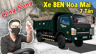 [Xe BEN Hoa Mai 7 Tấn] Lái thử "CÔNG NÔNG" bị "NHÚN" lên núi lần đầu tiên trong Game | ETS2 Vietnam screenshot 2