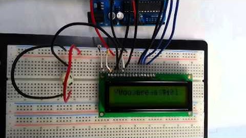 Arduino 실습  LCD 출력  문자 스크롤 예제
