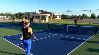 Our Mixed Doubles Pickleball Game Got a Bit Spicy. ️Tuesday morning pickleball 5/28/24 GX011316
