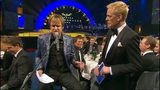 Video thumbnail of "Per Gessles nya OS-låt Robert Gustafsson Idrottsgalan 2009"