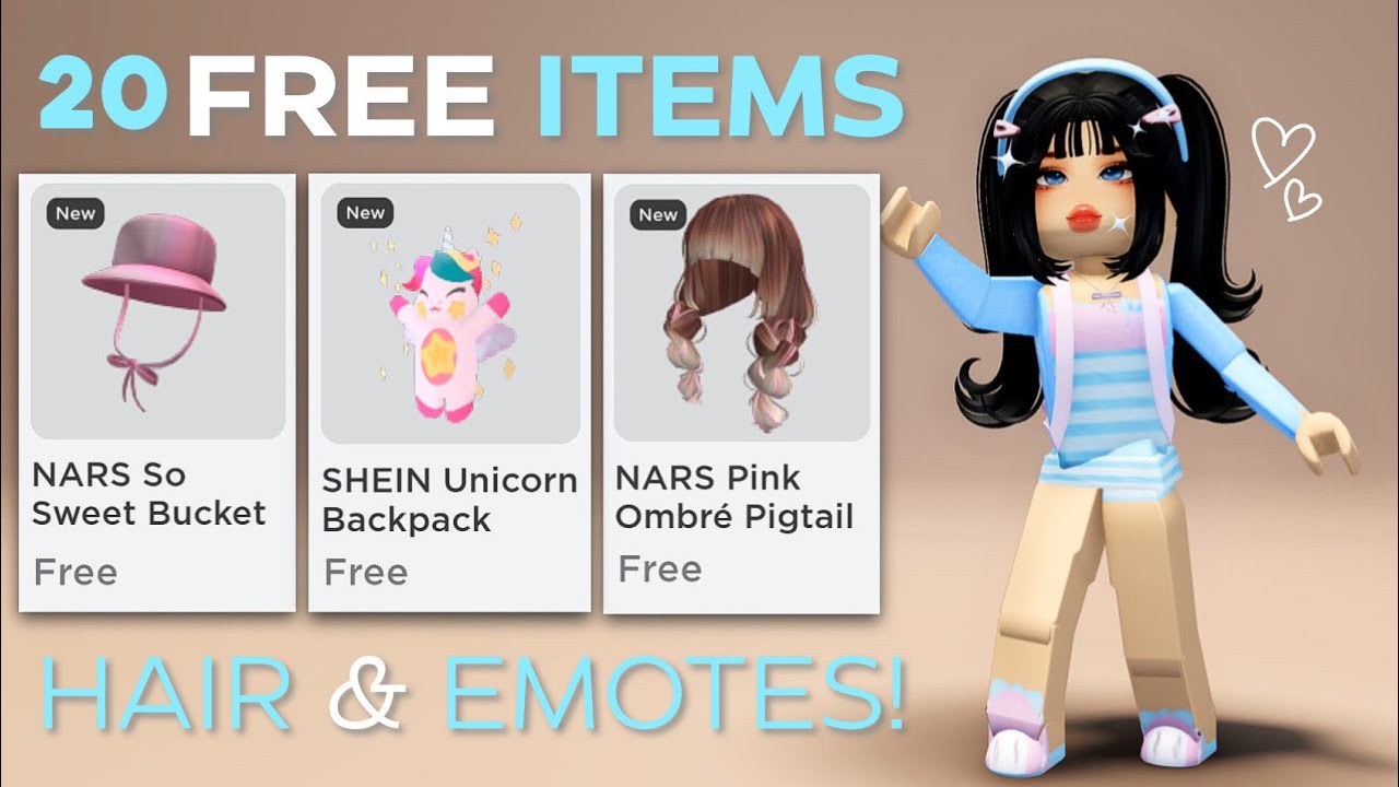 NEW FREE ITEMS YOU MUST GET IN ROBLOX!🤩🥰 