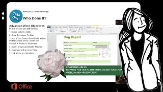 Teach Word: Advanced: Form Design