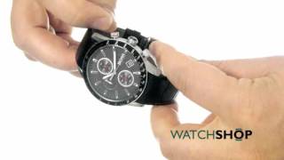 hugo boss rafale chronograph mens watch