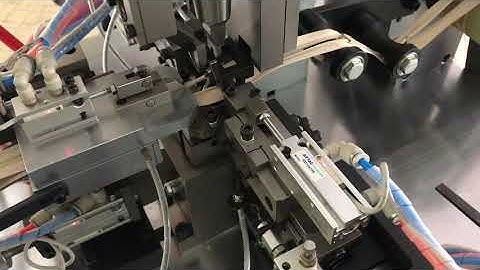 HY-136E-D Auto invisible zipper U type top stop machine