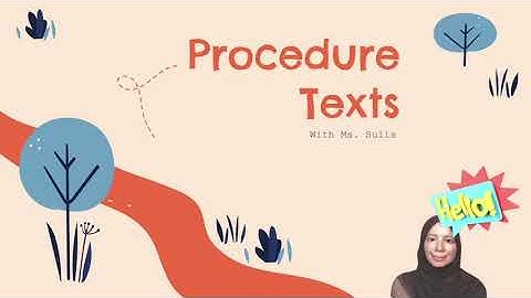 Procedure text 1