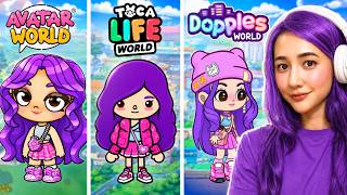 I Made Ruthbell in Avatar World, Toca Life World and Dopples World!