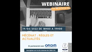 Webinaire mécénat 19042022