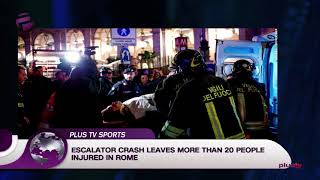 Escalator Crash Leaves More Than 20 People Injured In Rome