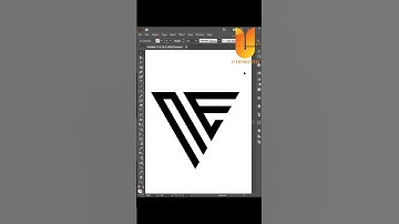 Simple NE monogram logo design | Adobe illustrator grid tutorial #shorts  #logo  #viral