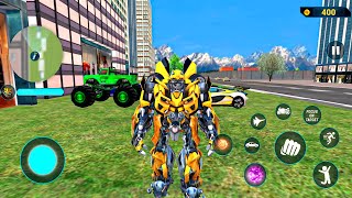 Flying Jet Robot Car Transform Games #1 Android gameplay screenshot 4