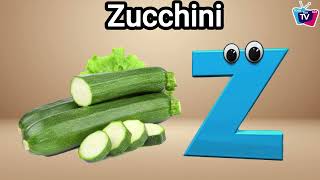 Vegetables Alphabet Song for Kids | Phonics for Kids | Learn ABC, Baby, Alphabet Letters