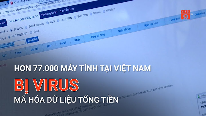 Giải mã dữ liệu bị virus mã hóa